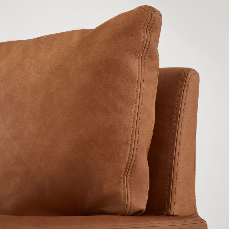 Nelson Leather Swivel Chair West Elm Australia